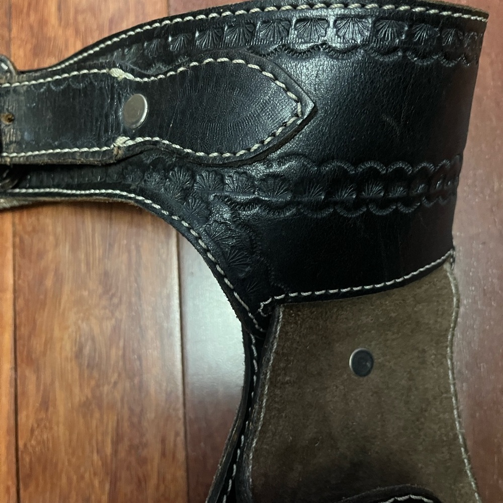Vintage Westetn cross-draw Leather Holster Belt for Men - Picture 2 of 3